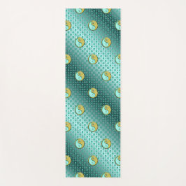 Tapete De Yoga Aquário e Cobra de metal