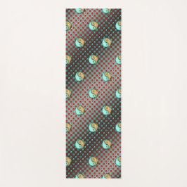 Tapete De Yoga Aquário e Tigre de Fogo