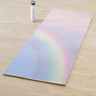 Tapete De Yoga Arco-íris de esperança - pastel,