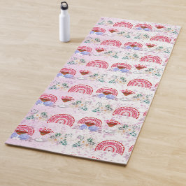 Tapete De Yoga Arco-Íris Moderno Malhação Coquetel Freak Diversão