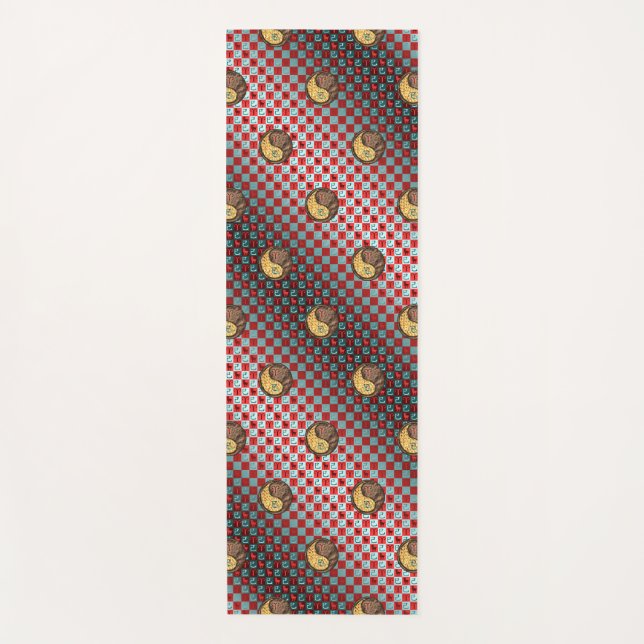 Tapete De Yoga Áries & Cobra da Terra (Frente)