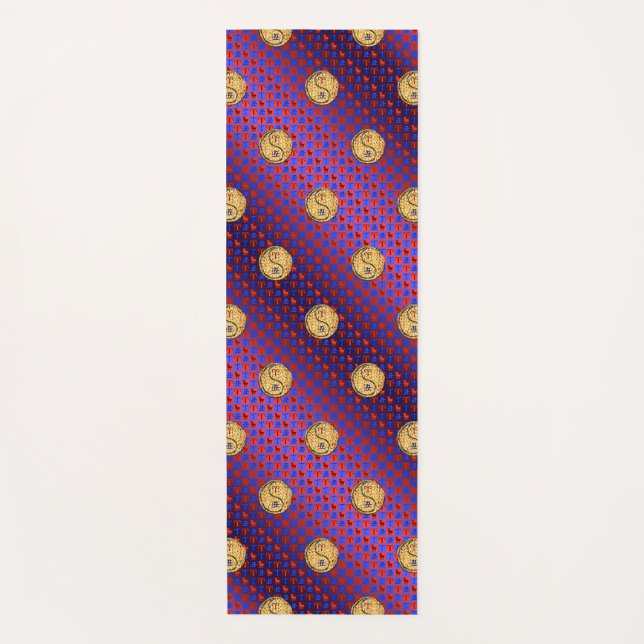 Tapete De Yoga Aries e Fire Ox (Frente)