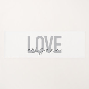 Tapete De Yoga Arizona de amor simples, moderna, urbana, legal de