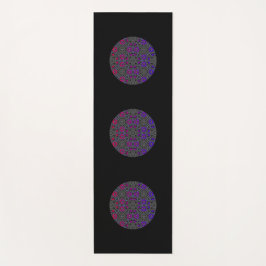 Tapete De Yoga Arte caleidoscópica do volume treze