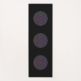 Tapete De Yoga Arte caleidoscópica do volume treze