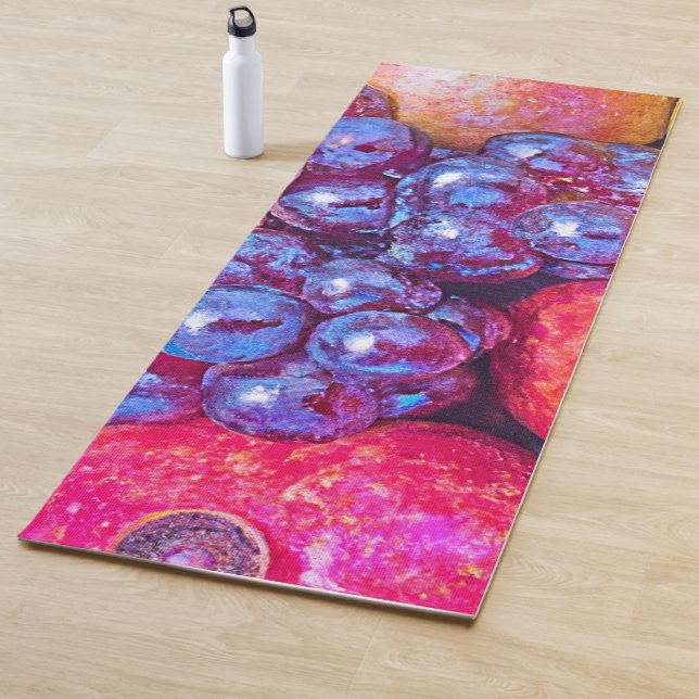 Tapete De Yoga Arte de fruta estática (In Situ)