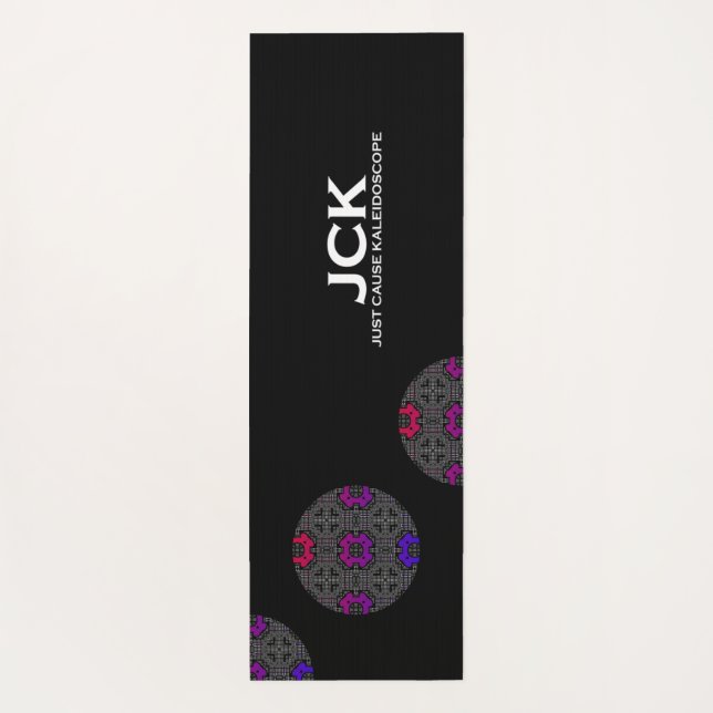 Tapete De Yoga Arte do caleidoscópio 2 do Volume treze (Verso)