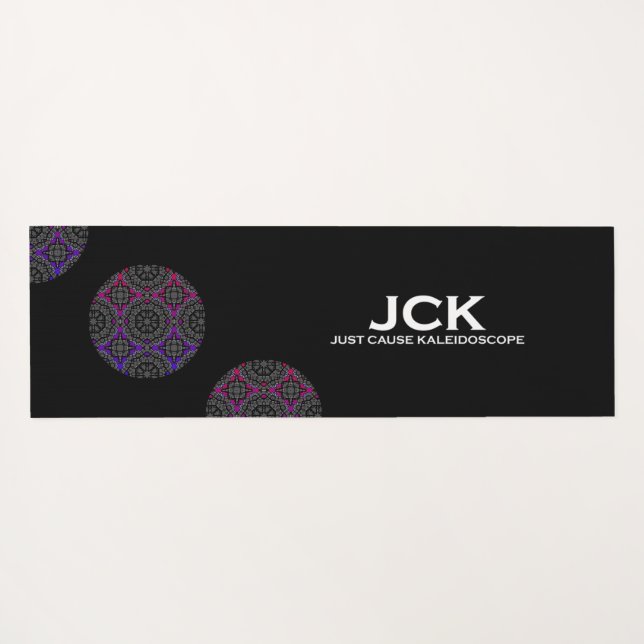 Tapete De Yoga Arte do caleidoscópio de 13 (Verso (Horizontal))