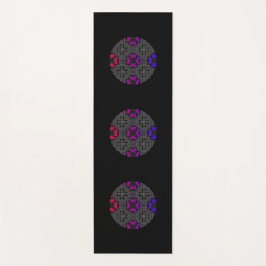 Tapete De Yoga Arte do caleidoscópio do volume treze