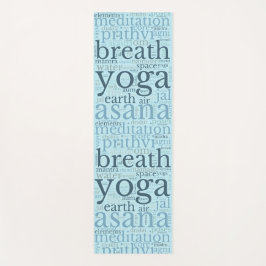 Tapete De Yoga Arte Moderna Yoga Mat Blue