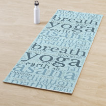 Arte Moderna Yoga Mat Blue