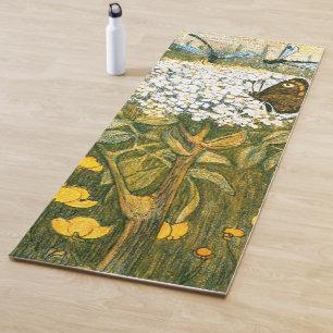 Tapete De Yoga Arte Neerlandesa Nouveau Meadow Wildflower, Borbol