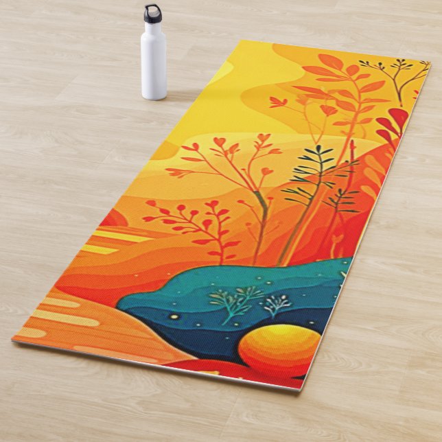 Tapete De Yoga Autumn Landscape Art (In Situ)