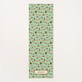 Tapete De Yoga Autumn Mushroom Yoga Mat