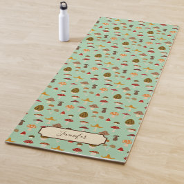 Tapete De Yoga Autumn Mushroom Yoga Mat