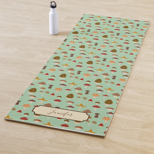 Tapete De Yoga Autumn Mushroom Yoga Mat (In Situ)