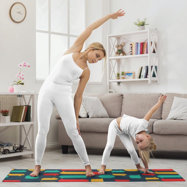 Tapete De Yoga aves planas (Criador carregado)