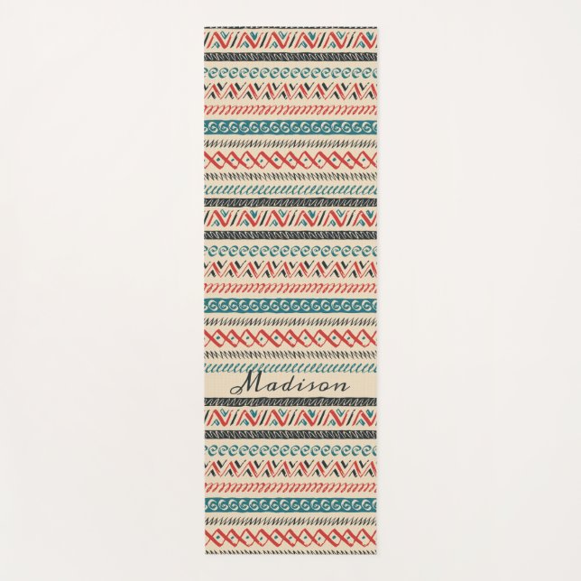 Tapete De Yoga Aztec Pattern yoga mats (Frente)