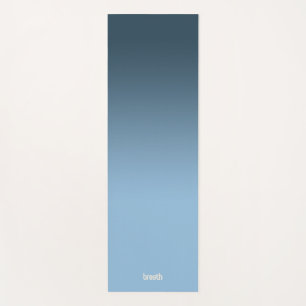 Tapete De Yoga Azul, ioga, fluxo de ioga a cores, solo calmo