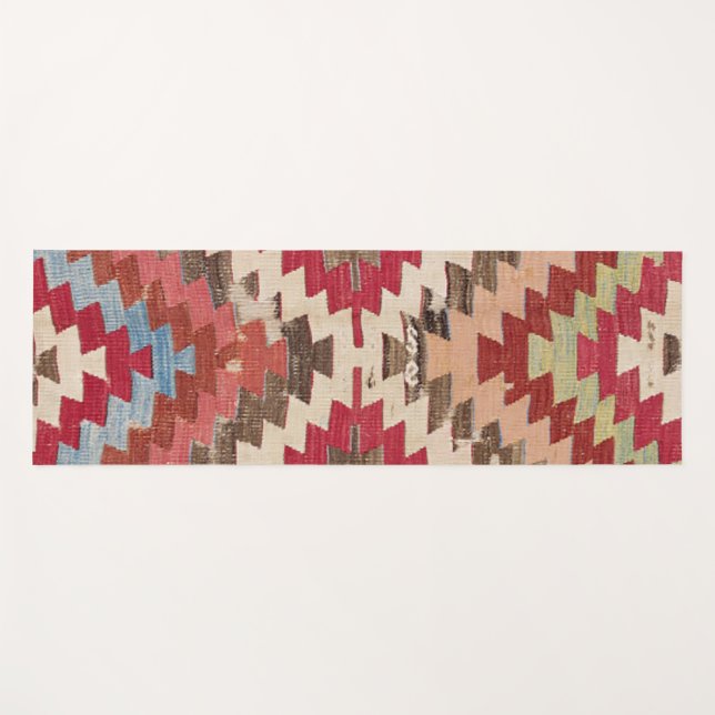 Tapete De Yoga Baklava Chevron Star II // Fé do Século XVIII (Frente (Horizontal))