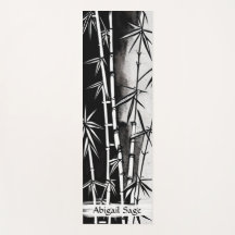 Bambu Moderno Preto e Branco Personalizado