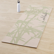 Bambus Foliage Bali Monograma Yoga Mat
