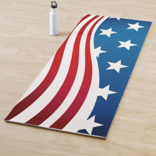 Tapete De Yoga Bandeira Americana