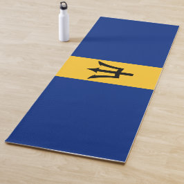 Tapete De Yoga Bandeira Barbadiana (Barbados) (Bajan)