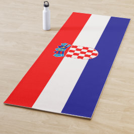 Tapete De Yoga Bandeira da Croácia