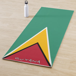 Tapete De Yoga Bandeira da Guiana