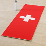 Tapete De Yoga Bandeira da Suíça<br><div class="desc">Bandeira da Suíça</div>
