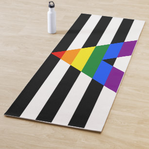 Tapete De Yoga Bandeira de aliado straight da SlipperyJoe's lisa