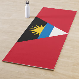 Tapete De Yoga Bandeira de Antígua e Barbuda
