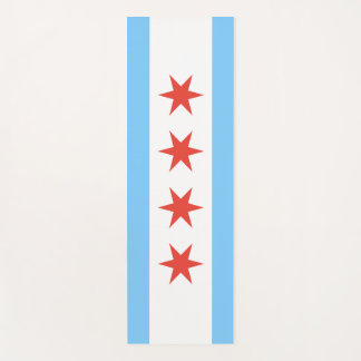 Tapete De Yoga Bandeira de Chicago Yoga Mat