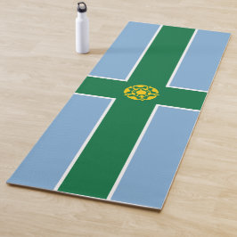 Tapete De Yoga Bandeira de Derbyshire (condado Inglês)