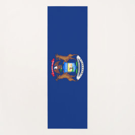 Tapete De Yoga Bandeira de Michigan (Estado dos EUA)