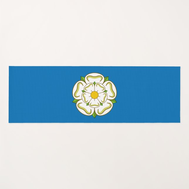 Tapete De Yoga Bandeira de Yorkshire (condado de Inglês) (Frente (Horizontal))