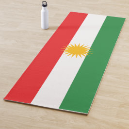 Tapete De Yoga Bandeira do Curdistão (curdo)