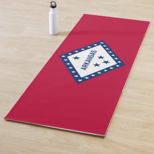 Tapete De Yoga Bandeira do Estado do Arkansas