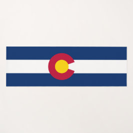Tapete De Yoga Bandeira do Estado do Colorado