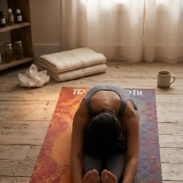 Tapete De Yoga Bandeira do Orgulho Art Déco | True North Personal