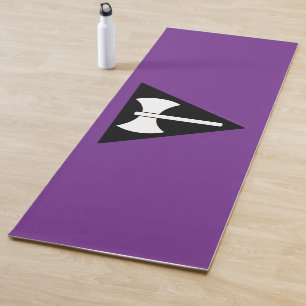 Tapete De Yoga bandeira do orgulho lésbico SlipperyJoe feminista