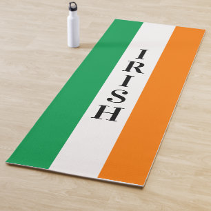 Tapete De Yoga Bandeira irlandesa espessa leve