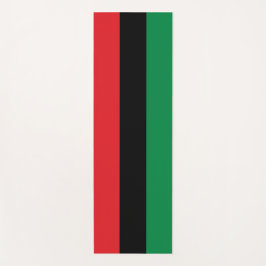 Tapete De Yoga Bandeira Pan-Africana