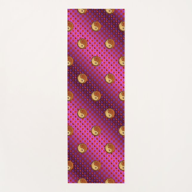 Tapete De Yoga Barco de Cereais e Madeira (Frente)