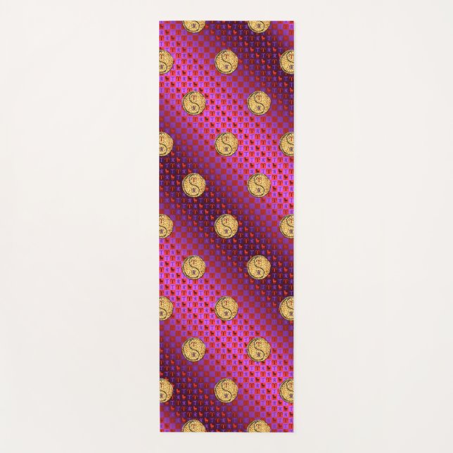 Tapete De Yoga Barcos Aries e Bombeiros (Frente)