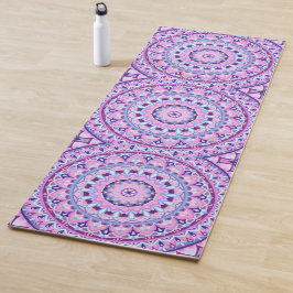 Tapete De Yoga Base Roxo Mandala