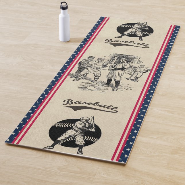 Tapete De Yoga Baseball:Jogadores Yoga Mat (In Situ)