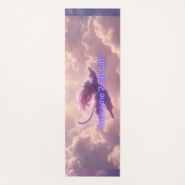 Tapete De Yoga BB Cat yoga companion, Awakening Series  (Frente)