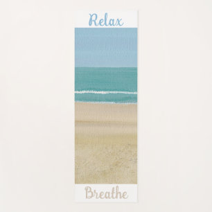 Tapete De Yoga Beach Scene Ocean Sky Yoga Mats